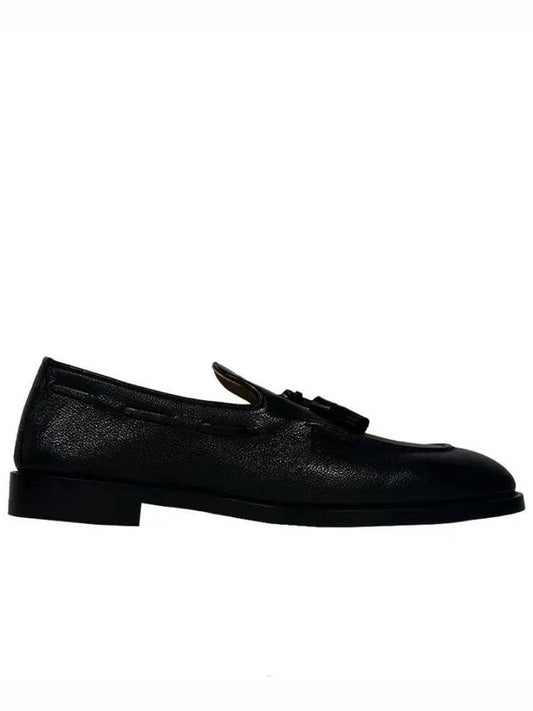Tassel Leather Loafers Black - BRUNELLO CUCINELLI - BALAAN 2