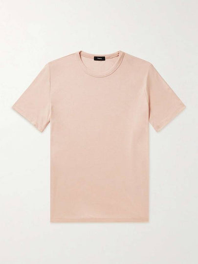 Anemone Essential Crew Neck Short Sleeve T-Shirt Pink - THEORY - BALAAN 2