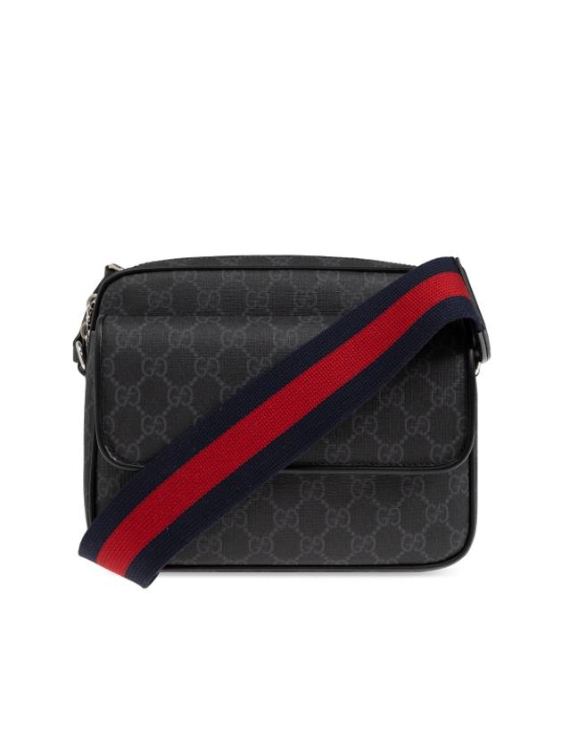 Small GG Supreme Canvas Cross Bag Black - GUCCI - BALAAN 2