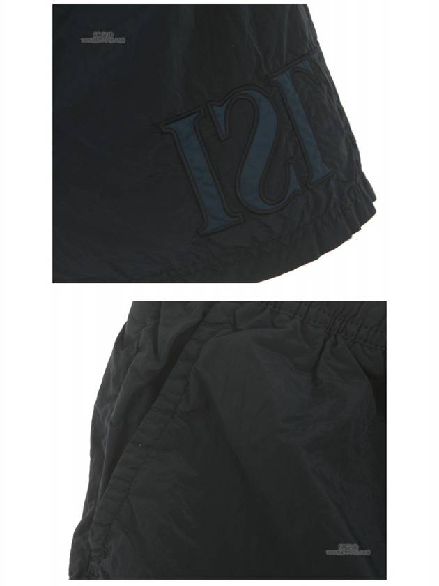 Embroidery Logo Swim Shorts Navy - STONE ISLAND - BALAAN 7