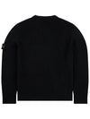 12th Anniversary Kids Waffen Crew Neck Knit Black 7316513A7 V0029 - STONE ISLAND - BALAAN 3