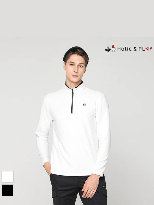 Men s basic half zip up t shirt HD4MTS002 - HOLIC&PLAY - BALAAN 2