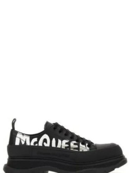 Tread Slick Low Top Sneakers Black - ALEXANDER MCQUEEN - BALAAN 2