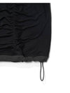 Shirring Sleeveless Hoodie Black - PHOS333 - BALAAN 7