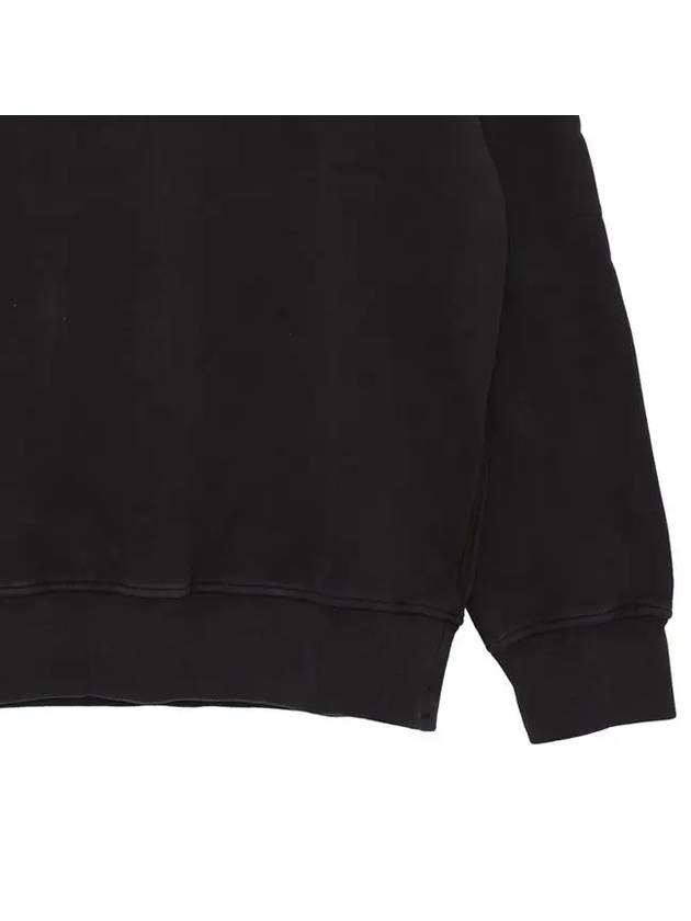 Wappen Patch Crew Neck Sweatshirt Black - STONE ISLAND - BALAAN 4