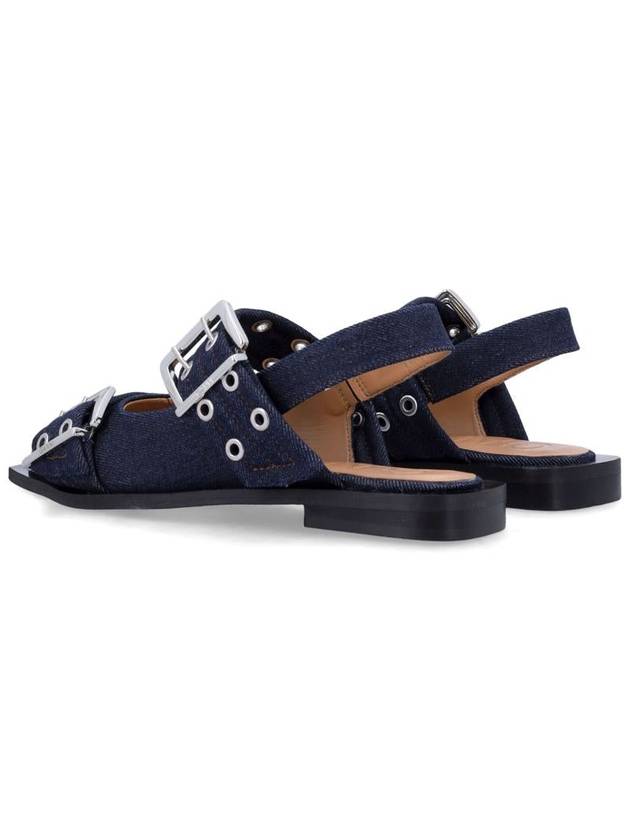 Ganni Feminine Buckle Ballerinas - GANNI - BALAAN 4