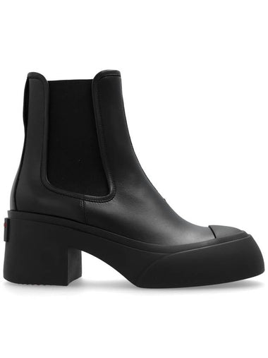 Marni Leather Heeled Ankle Boots, Women's, Black - MARNI - BALAAN 1