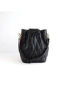 Donae Leather Bucket Bag Black - BALLY - BALAAN 6