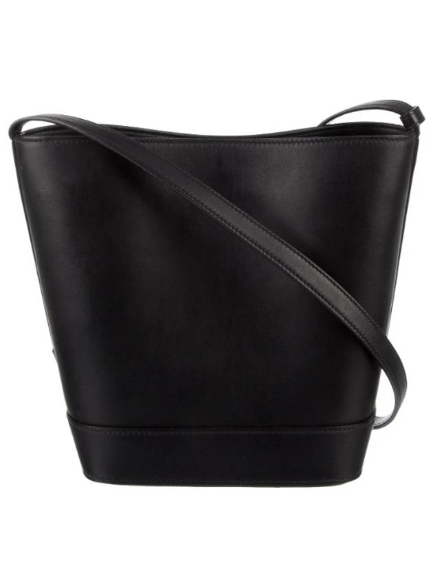 Coeur Triomphe Calfskin Small Bucket Bag Black - CELINE - BALAAN 5