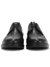 Men's Classic Long Wing Brogue Lace Up Brogue Shoes Black - THOM BROWNE - BALAAN 5