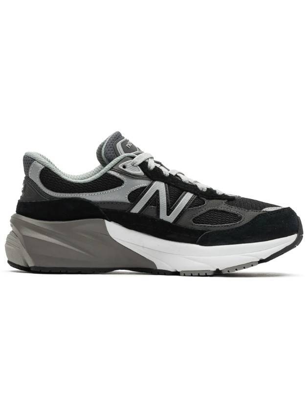 Kids 990v6 Low Top Sneakers Black Silver - NEW BALANCE - BALAAN 1