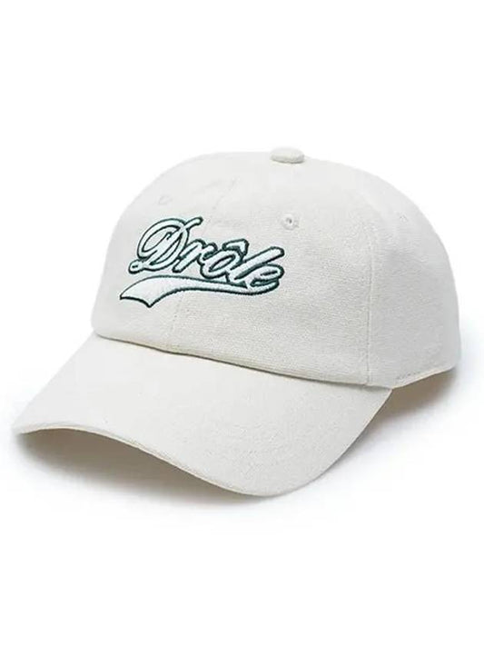 Drold Monsieur La Casquette Sports Ball Cap Cream CCP118 CO028 CM - DROLE DE MONSIEUR - BALAAN 1