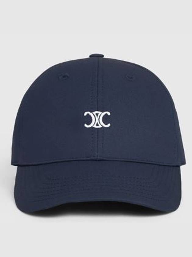 Eyewear Triomphe Embroidered Cotton Ball Cap Navy - CELINE - BALAAN 2