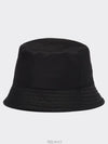 Re-Nylon Triangle Logo Bucket Hat Black - PRADA - BALAAN 6