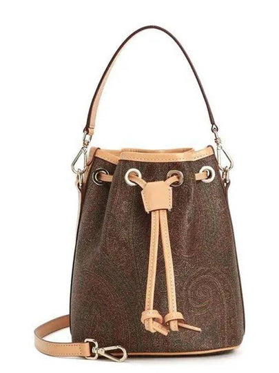 Paisley Mini Bucket Bag Brown - ETRO - BALAAN 2