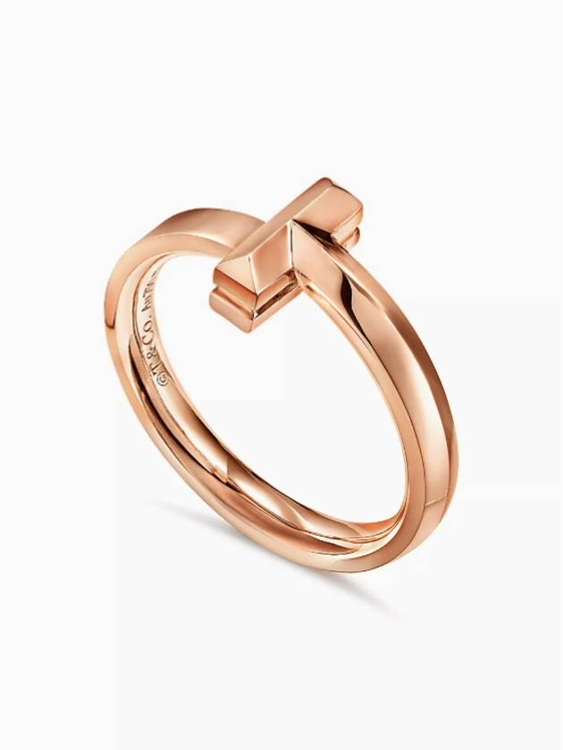 T1 Ring Rose Gold - TIFFANY & CO. - BALAAN 2