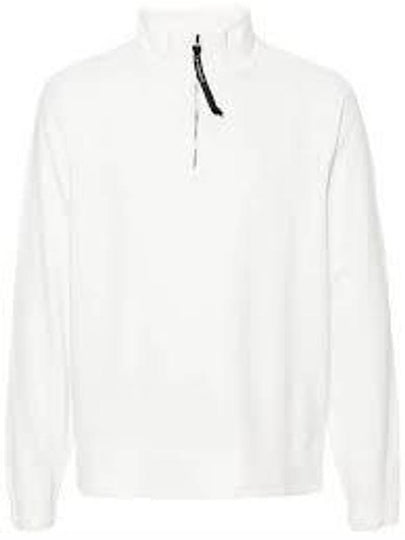 Light Fleece Half Zipped Sweatshirt White - CP COMPANY - BALAAN 2