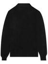 24SS Red Waffen Vneck Cardigan Black AZ N008 051 1 - COMME DES GARCONS - BALAAN 3