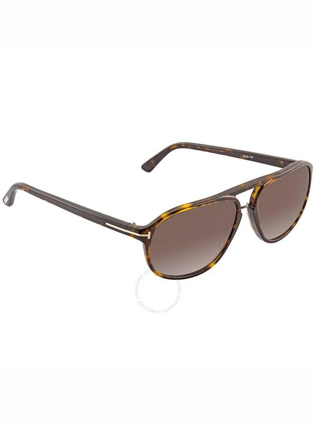 Tom Ford Jacob Smoke Gradient Pilot Men's Sunglasses FT0447 52B 60 - TOM FORD - BALAAN 2