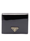 Pedant Leather Half Wallet Black - PRADA - BALAAN 3