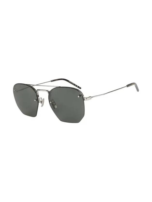 Eyewear Polygon Metal Sunglasses Grey - SAINT LAURENT - BALAAN 4