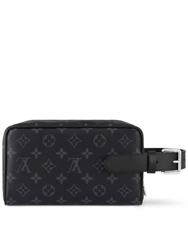 Trousse Toilette Locker Dopp Kit Monogram Eclipse Pouch Bag Black - LOUIS VUITTON - BALAAN 8