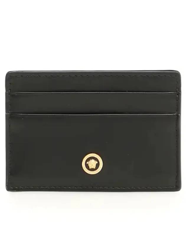 Medusa Card Wallet Black - VERSACE - BALAAN.