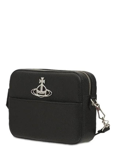 JOHANNA Silver of leather camera shoulder bag - VIVIENNE WESTWOOD - BALAAN 2