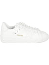 Women's White Tab Purestar Low Top Sneakers White - GOLDEN GOOSE - BALAAN 1