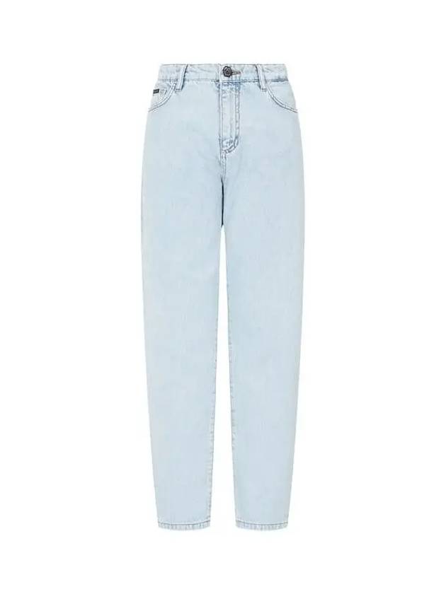 Women's Crystal Ring Denim Pants Light Indigo 270947 - PHILIPP PLEIN - BALAAN 1