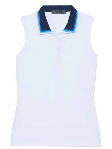 Golf Wear Women s Collar Sleeveless T Shirt G4LS23K860D SNO - G/FORE - BALAAN 1