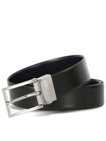 Otano logo double sided 50513416 004 leather belt - HUGO BOSS - BALAAN 1