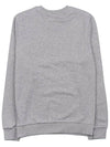 Logo Print Cotton Sweatshirt Heather Grey - A.P.C. - BALAAN 3