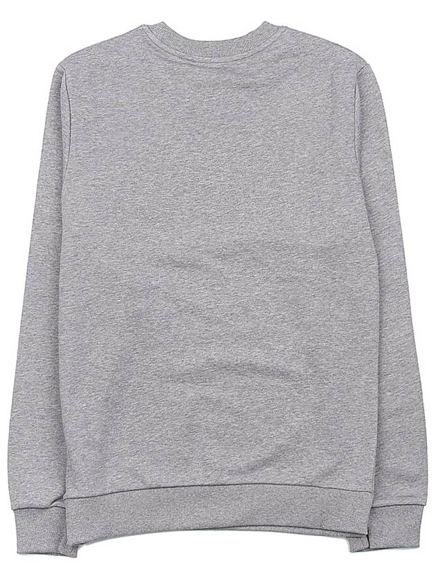 Logo Print Cotton Sweatshirt Heather Grey - A.P.C. - BALAAN 3