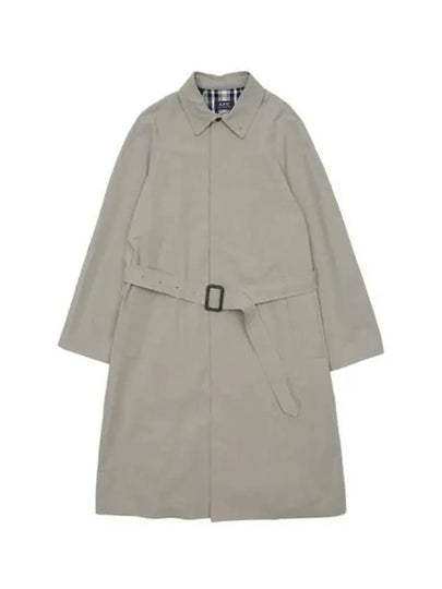 Garance Belt Single Trench Coat Putty - A.P.C. - BALAAN 2