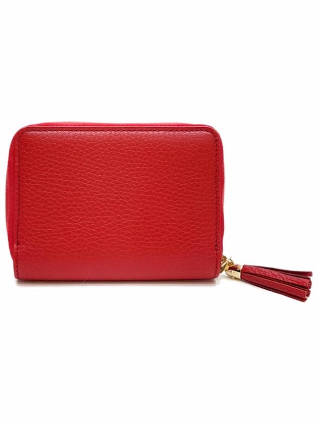 Women's Soho Tassel Zipper Medium Wallet Red 598209 2149 - GUCCI - BALAAN 2