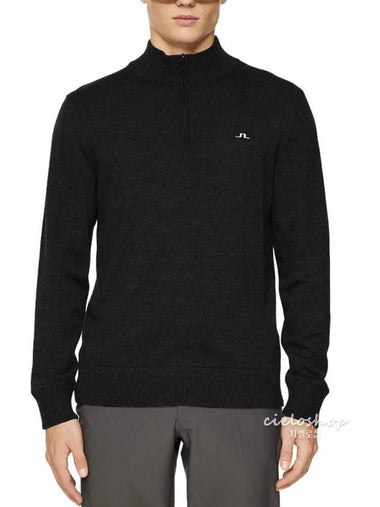 JEFFREY Men s Golf Windproof Knit Black GMKW11143 - J.LINDEBERG - BALAAN 1