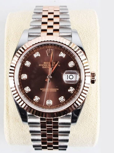 Rolex Datejust 41 Combi Choco 10P 22 Years - ROLEX - BALAAN 1