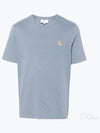 Fox Head Patch Classic Short Sleeve T-Shirt Clear Blue - MAISON KITSUNE - BALAAN 2