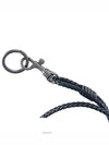 Woven Long Keyring Black - BOTTEGA VENETA - BALAAN 4