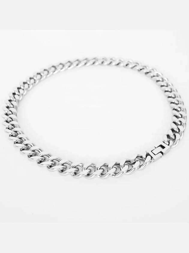 OG NO 2 Chain Surgical Steel Necklace Silver - BASSCLEF - BALAAN 4