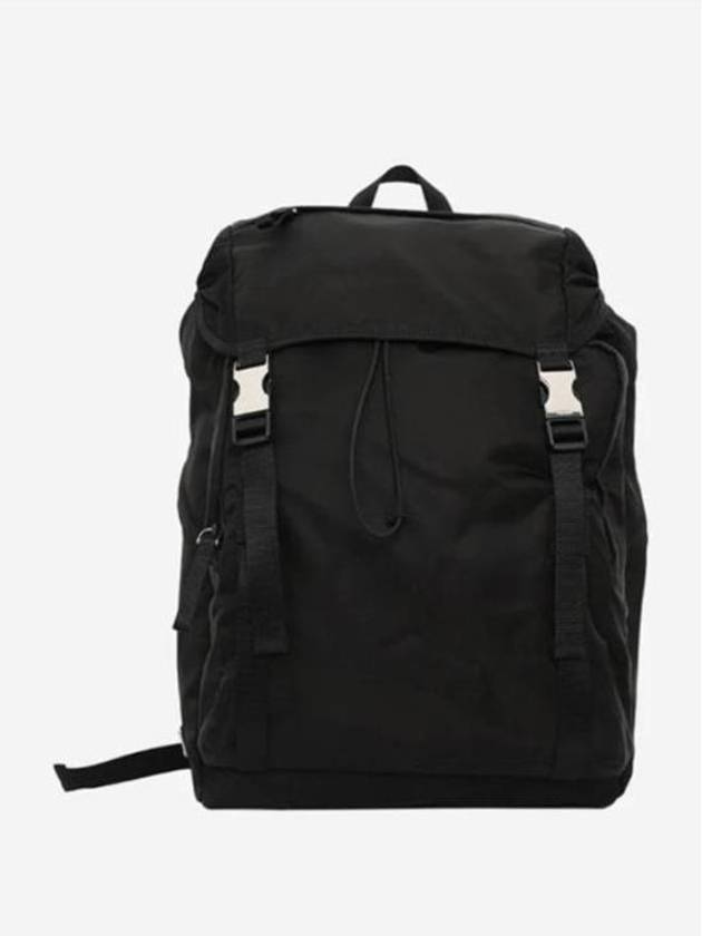 Montagna Pocono triangle logo backpack black - PRADA - BALAAN 3