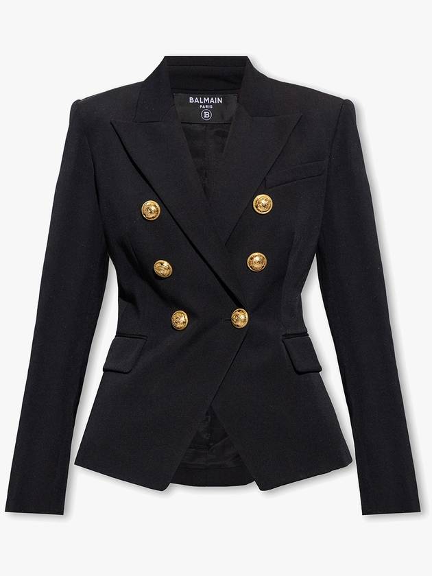 Balmain Wool Blazer, Women's, Black - BALMAIN - BALAAN 1