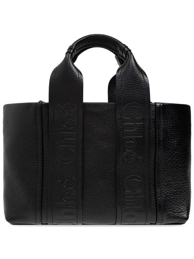 Chlo Handbag Woody Small Women s Black - CHLOE - BALAAN 4