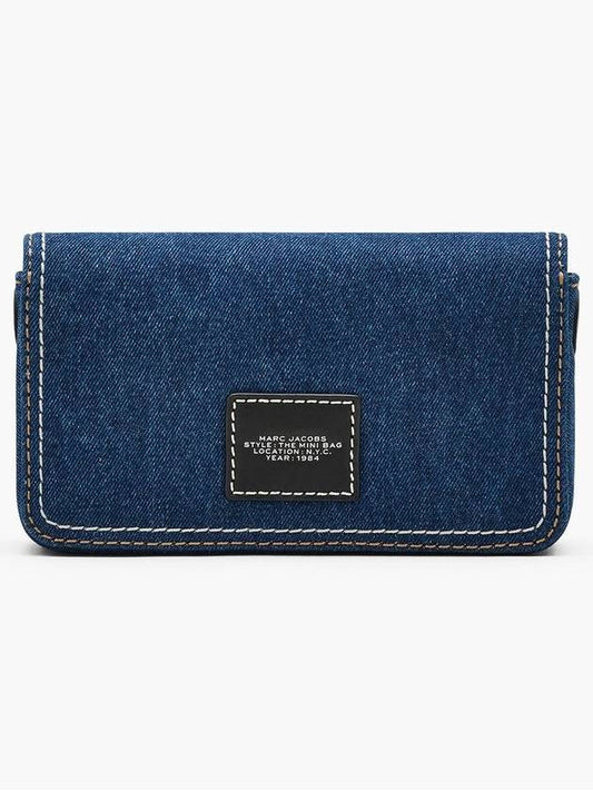 Denim Chain The Mini Bag Dark Wash 2F4SMN010S03 473 - MARC JACOBS - BALAAN 2