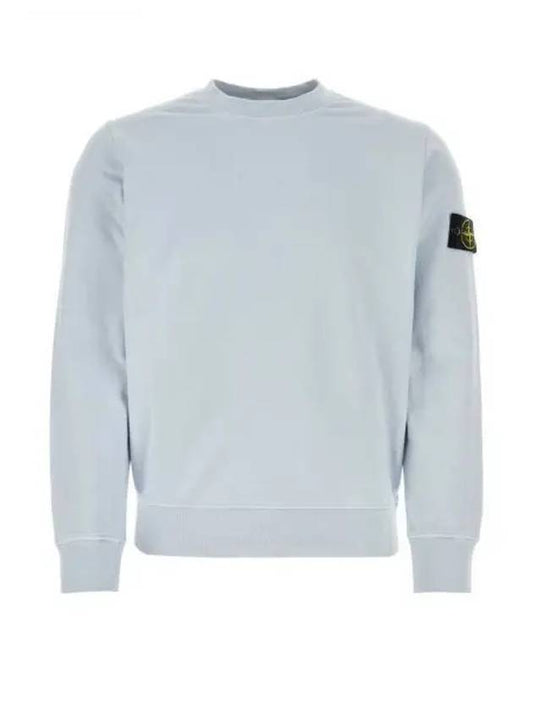 Wappen Patch Garment Dyed Sweatshirt Light Blue - STONE ISLAND - BALAAN 2