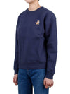 Speedy Fox Patch Comfort Sweatshirt Navy - MAISON KITSUNE - BALAAN 4