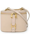 Marcie Vanity Mini Chain Grained Leather Cross Bag Pink - CHLOE - BALAAN 3