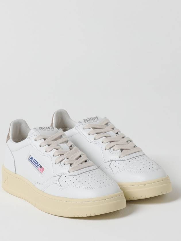 Medalist Goatskin Low Top Sneakers Gold White - AUTRY - BALAAN 3