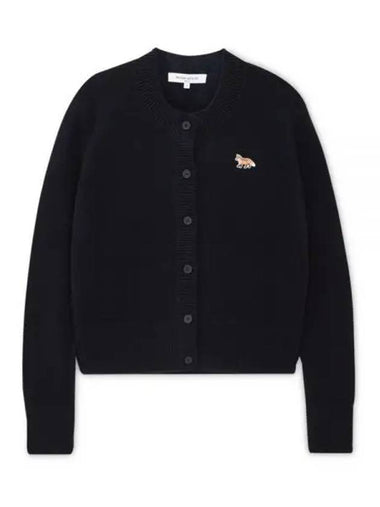 Women s Baby Fox Navy Cardigan LW00508KT1006 NA 1155812 - MAISON KITSUNE - BALAAN 1